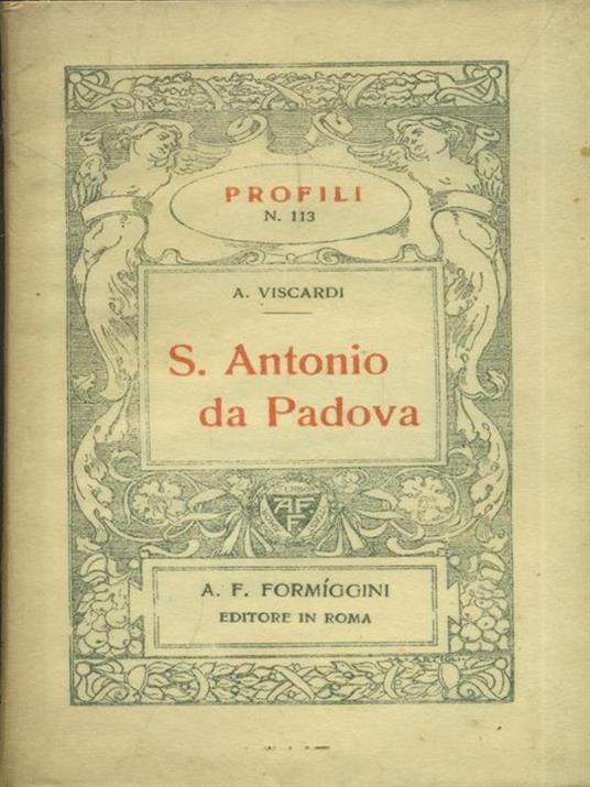 S. Antonio da Padova - Antonio Viscardi - copertina