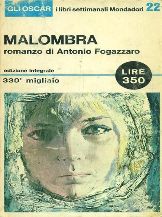 Malombra - Antonio Fogazzaro - copertina