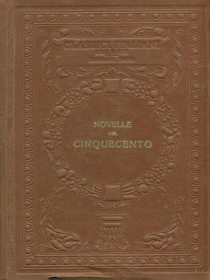 Novelle del Cinquecento - Giuseppe Fatini - copertina