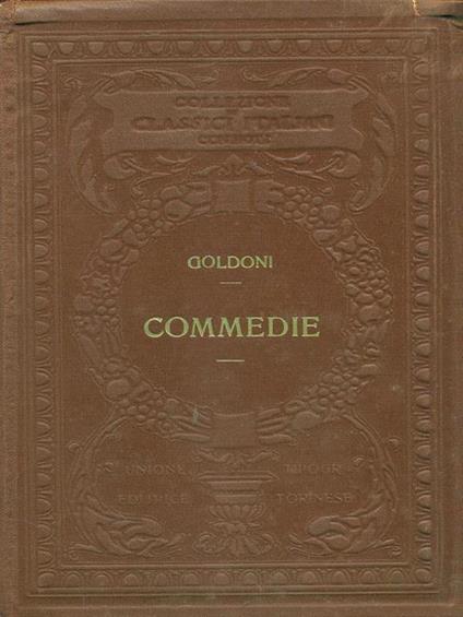 Commedie - Carlo Goldoni - copertina
