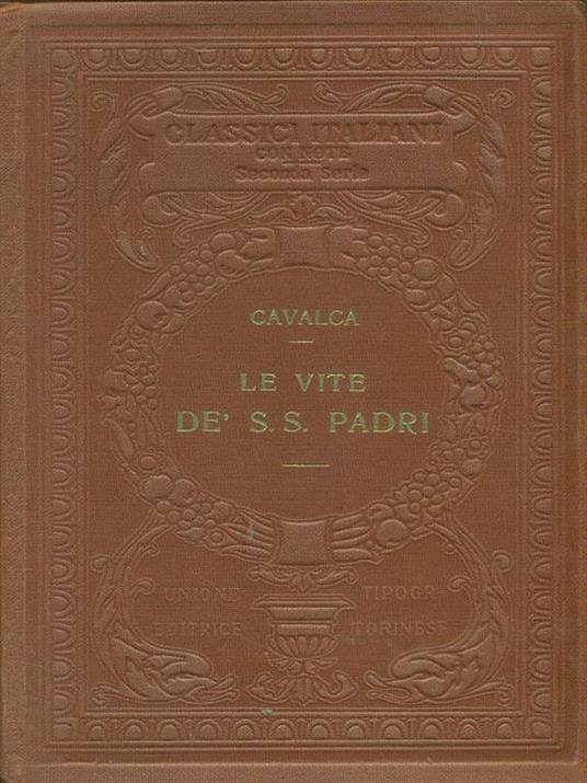 Le  vite Dè S.S. Padri - Domenico Cavalca - copertina