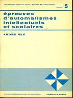 Épreuves d'automatismes intellectuels et scolaires