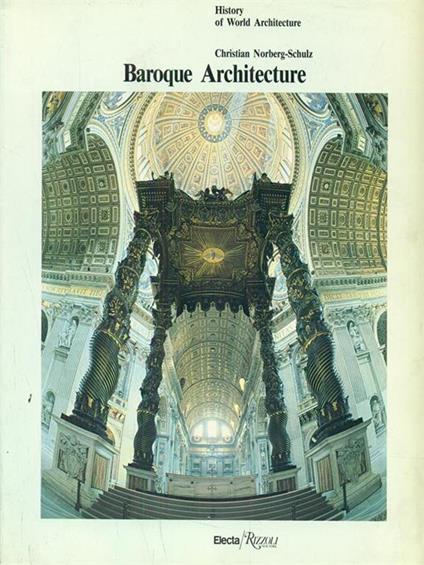 Baroque Architecture - Christian Norberg Schulz - copertina