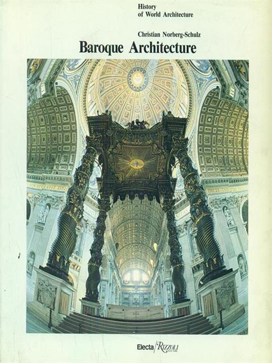Baroque Architecture - Christian Norberg Schulz - copertina