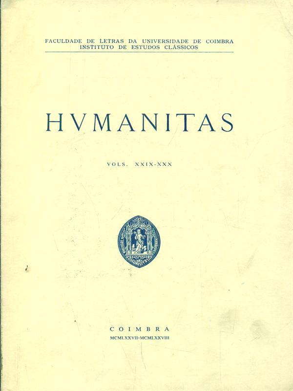 Humanitas vols XXIX e XXX