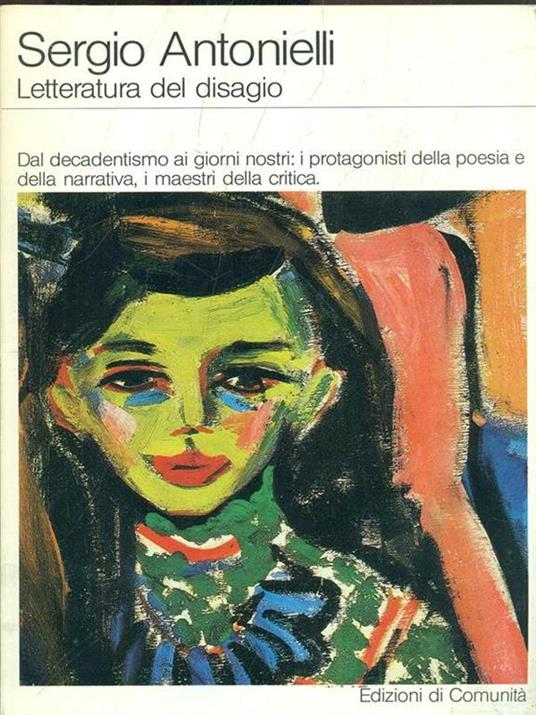 Letteratura del disagio - Sergio Antonielli - copertina