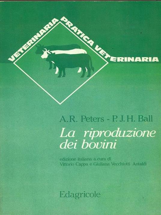 La riproduzione dei bovini - A. R. Peters - copertina