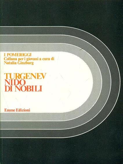 Nido di nobili - Ivan Turgenev - copertina