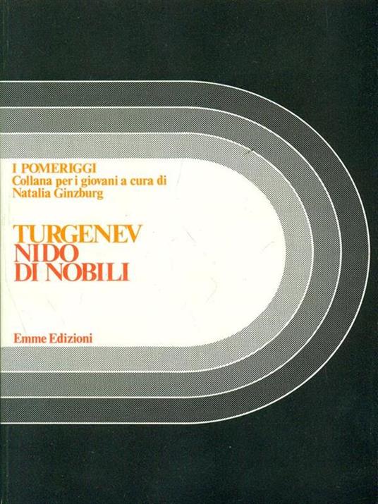 Nido di nobili - Ivan Turgenev - copertina