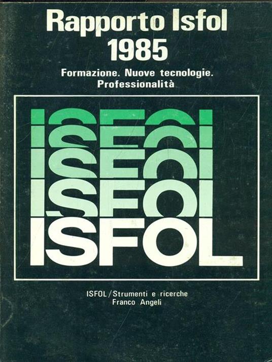 Rapporto Isfol 1985 - copertina