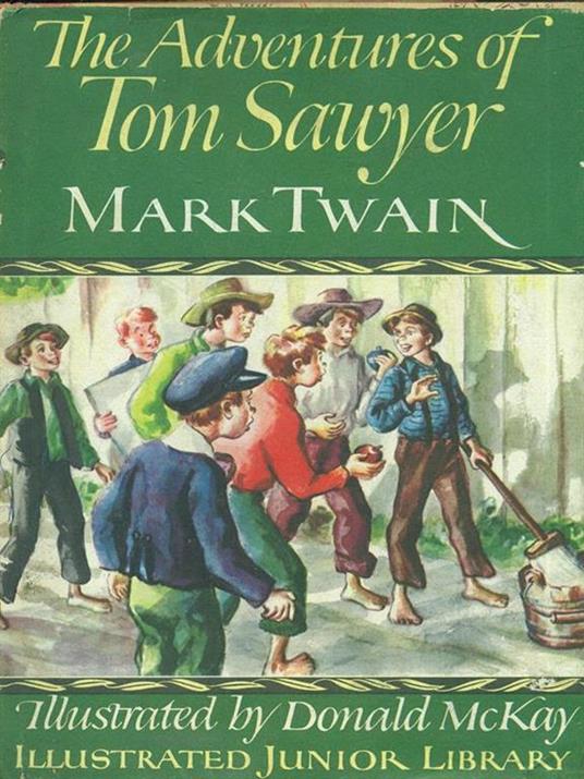 The Adevntures of Tom Sawyer - Mark Twain - copertina