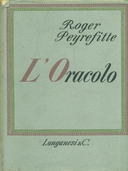 L' Oracolo - Roger Peyrefitte - copertina