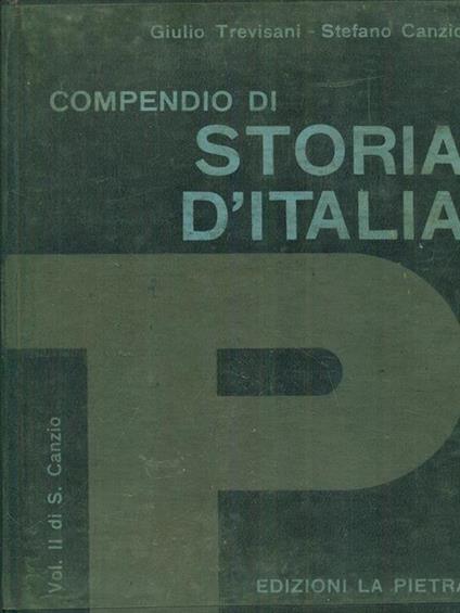 Compendio di storia d'Italia vol II - Giulio Trevisani - copertina