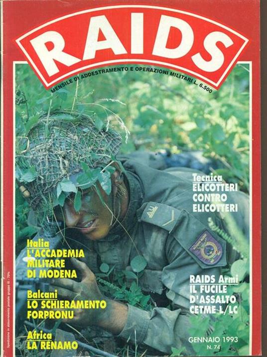 Raids italia n 74 / 33970 - copertina