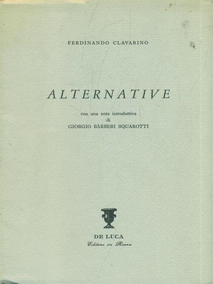 Alternative - Ferdinado Clavarino - copertina