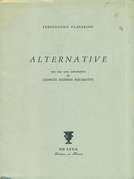 Alternative - Ferdinado Clavarino - copertina