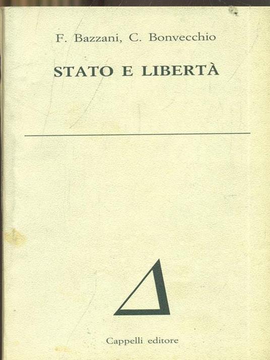 Stato e libertà - copertina