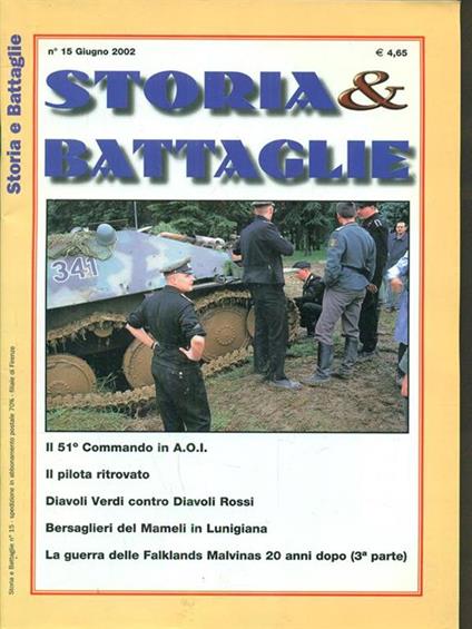 Storia & Battaglie N 15 / giugno 2002 - copertina