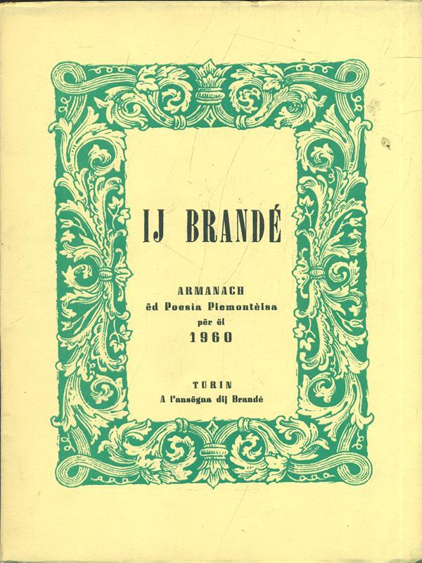 Ij Brande Armanach ed Poesia Piemonteisa per el 1960