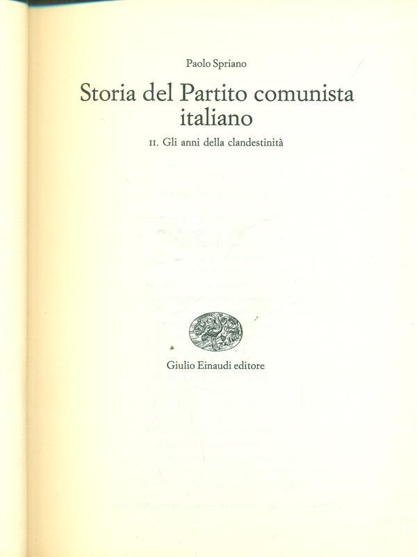 Storia del Partito Comunista Italiano