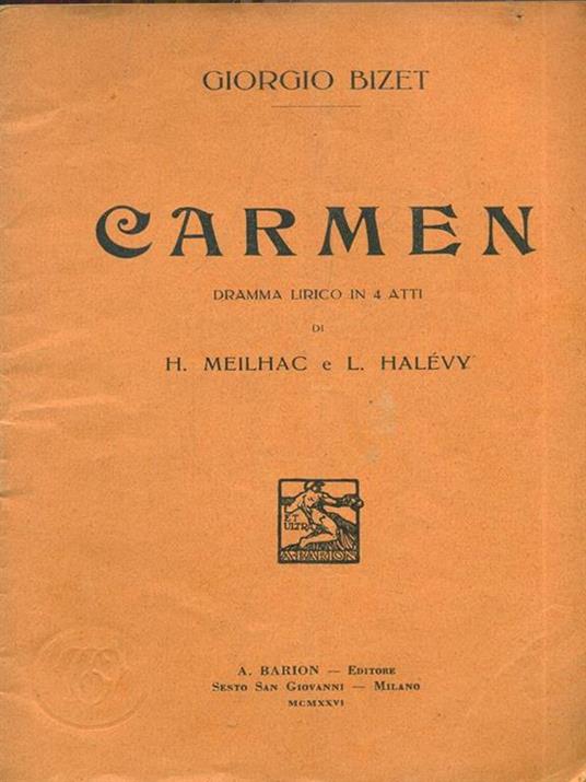 Carmen - Georges Bizet - copertina