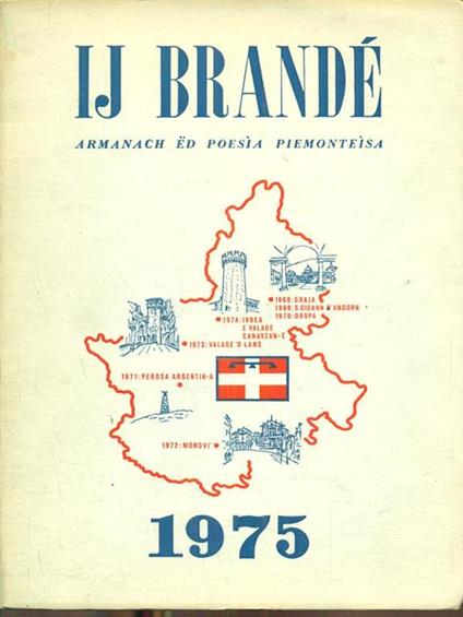 Ij Brandé armanach ed Poesia piemonteisa 1975 - copertina