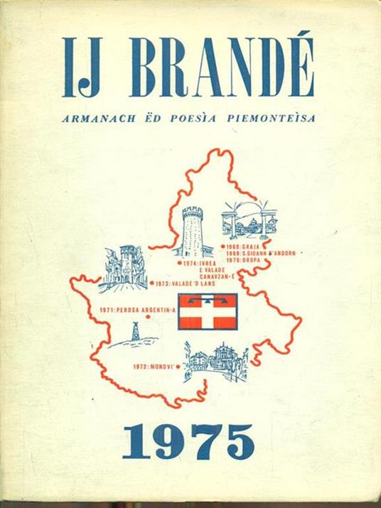 Ij Brandé armanach ed Poesia piemonteisa 1975 - copertina