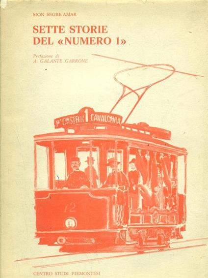 Sette storie del numero 1 - Sion Segre-Amar - copertina
