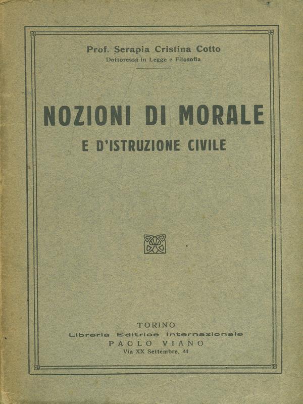 Nozioni di morale e d'istruzione civile