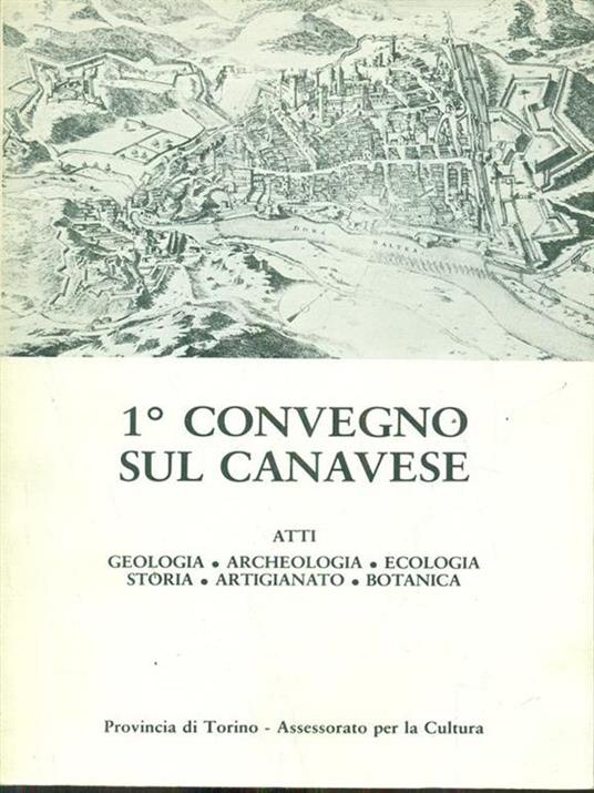 1° convegno sul Canavese. atti - copertina