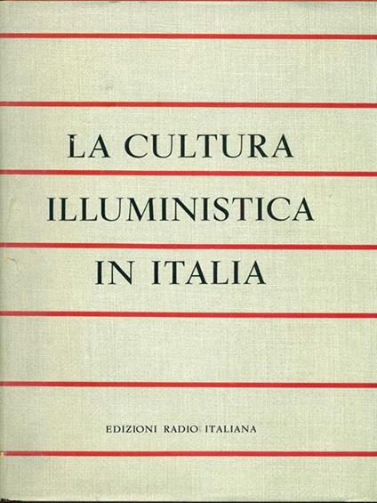 La cultura illuministica in italia - Mario Fubini - copertina
