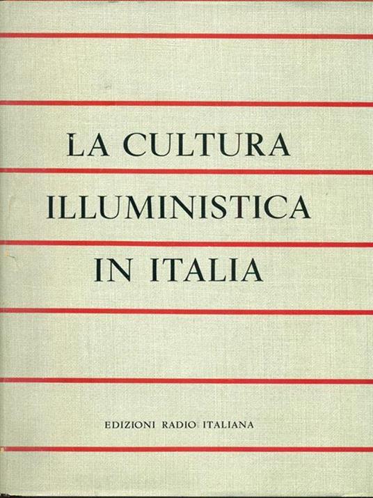 La cultura illuministica in italia - Mario Fubini - copertina