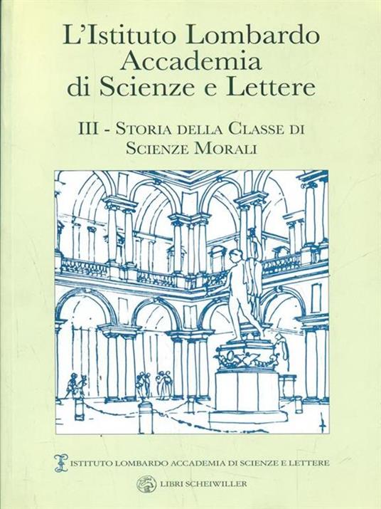L' Istituto Accademia di Scienze e Lettere - copertina