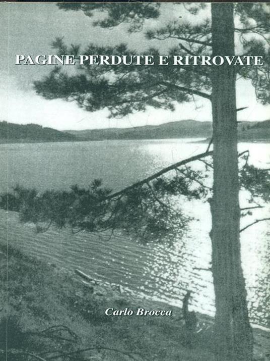 Pagine perdute e ritrovate - Carlo Brocca - copertina
