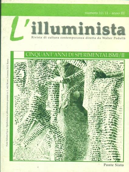 L' Illuminista numero 10/11- anno III - copertina