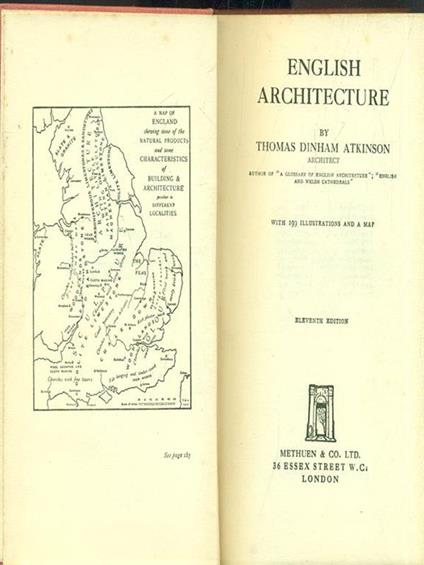 English Architecture - Thomas Dinham Atkinson - copertina