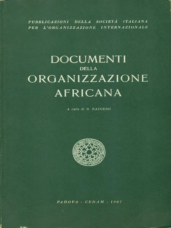 Documenti della organizzazione africana