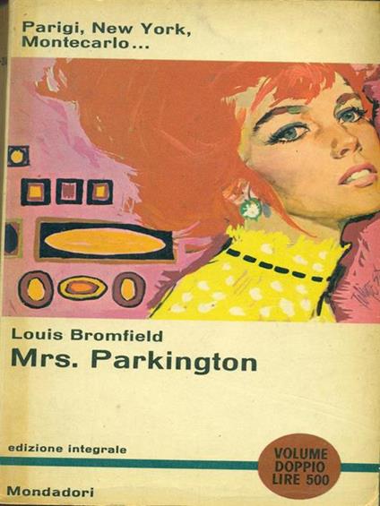 Mrs. Parkington - Louis Bromfield - copertina