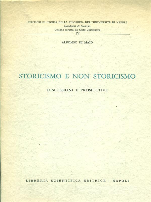 Storicismo e non storicismo