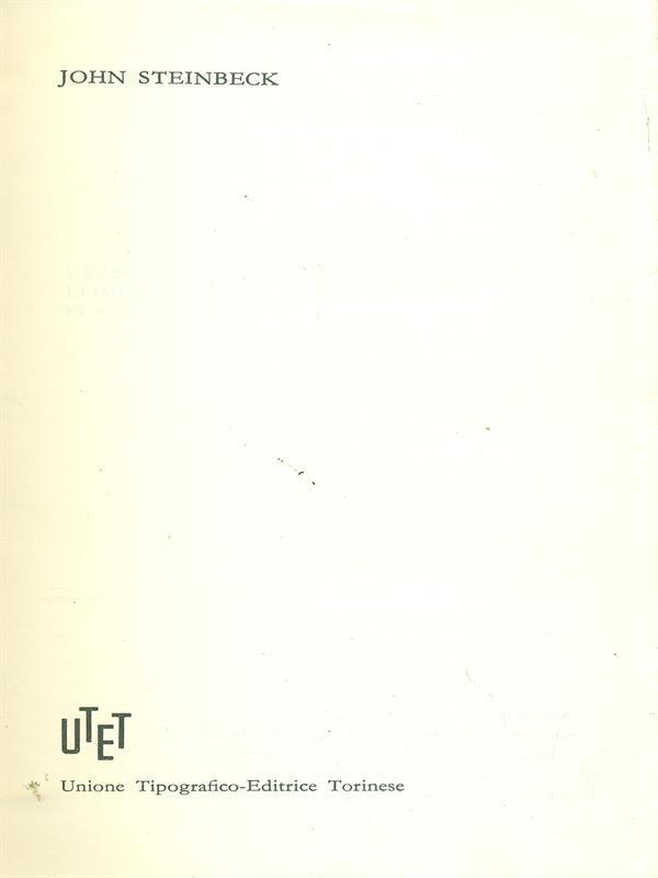 John Steinbeck. Opere