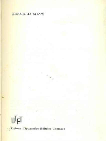 Bernard Shaw - George Bernard Shaw - copertina
