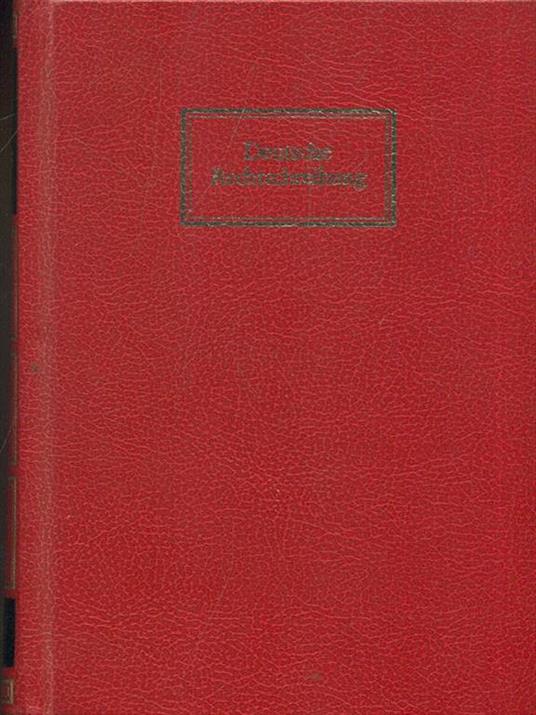 Deutsche Rechtschreibung - Lutz Mackensen - copertina