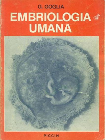 Embriologia umana - copertina