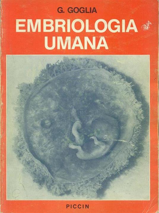 Embriologia umana - copertina