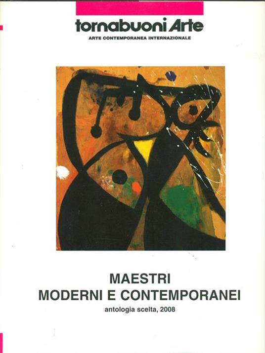 Maestri moderni e contemporanei. antologiascelta, 2008 - copertina