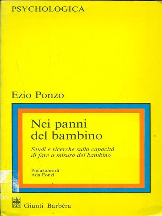 Nei panni del bambino - Ezio Ponzo - copertina