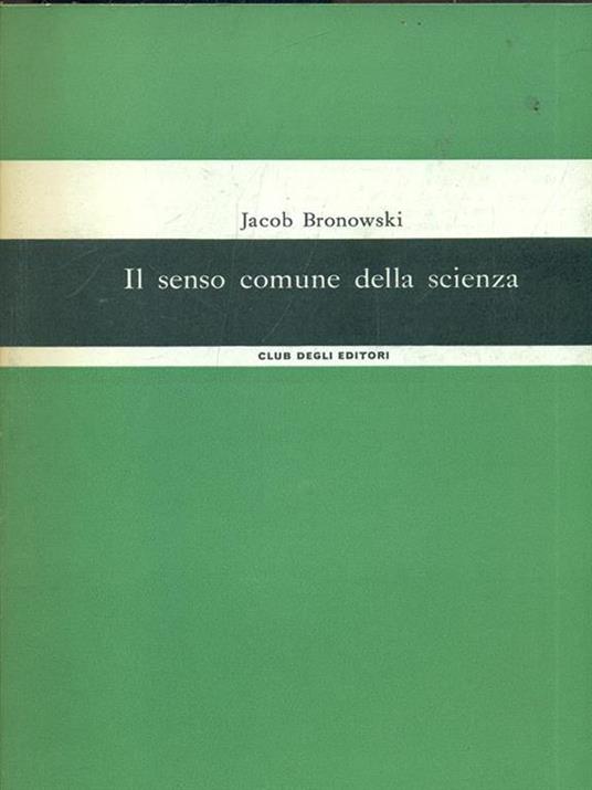 Il senso comune della scienza - copertina
