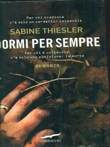 Dormi per sempre - Sabine Thiesler - copertina