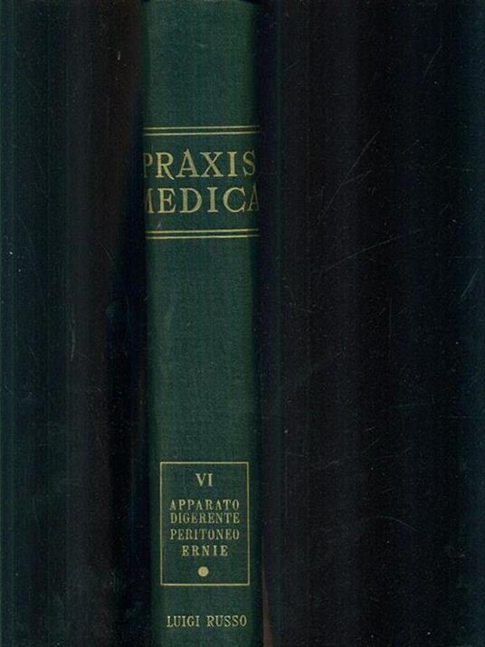 Praxis Medica VI Apparato digerente peritoneoernie I - copertina