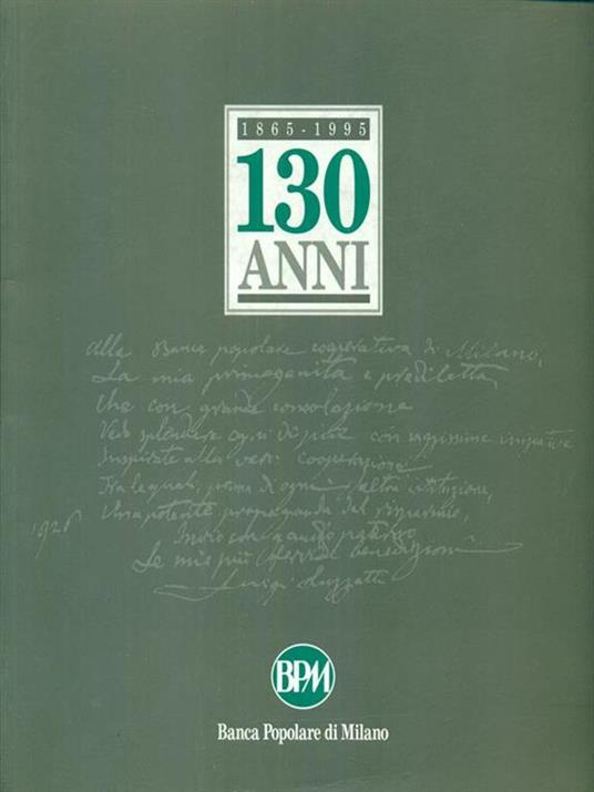 1865-1995 130 Anni - copertina